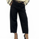 pantalone modello balloon alcantara